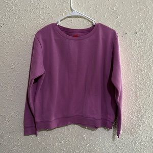 Hanes Purple Comfort Blend Crewneck Sweatshirt (size medium)
